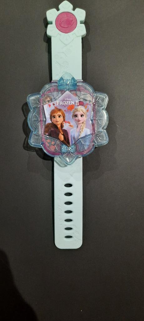 Horloge Disney Frozen 2, Ophalen of Verzenden, Zo goed als nieuw, Met licht