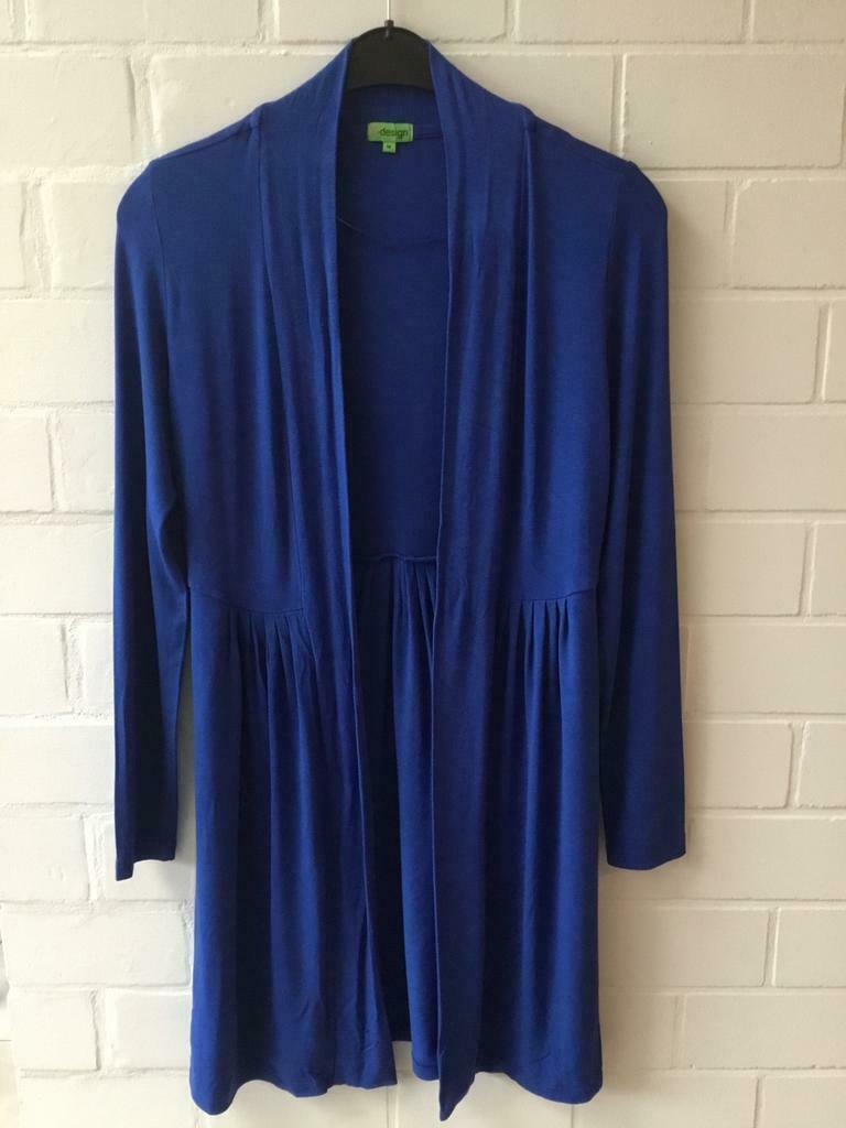 Lange open gilet K DESIGN, Maat 38/40 (M), K-design, Blauw, Ophalen of Verzenden