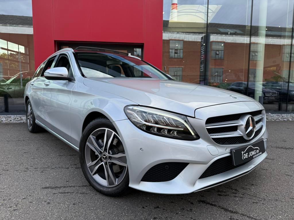Mercedes C180 Break-2020/Line/Sfeer/Dodehoek/Pano/Camera/Led, Automaat, 1497 cc, 4 cilinders, Leder en Stof