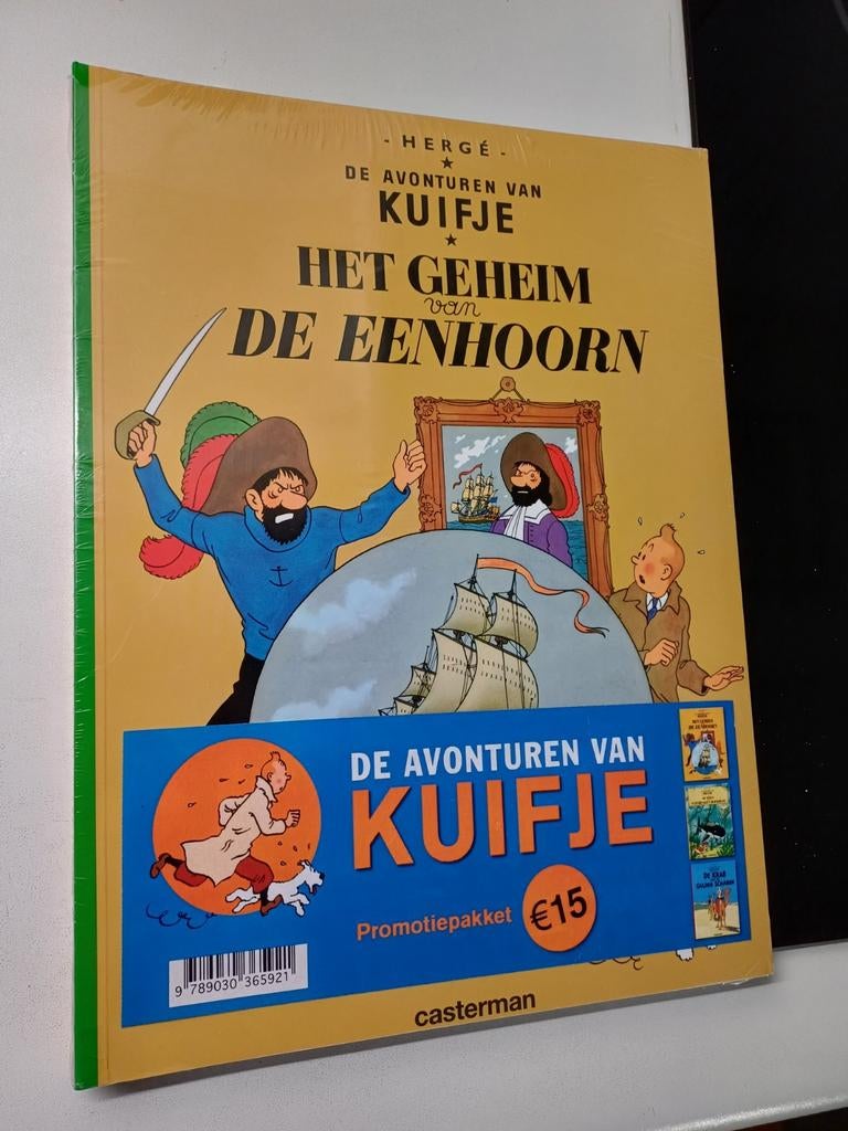 Promotiepakket Kuifje met 3 strips in originele sealing, Boeken, Meerdere stripboeken, Ophalen of Verzenden, Nieuw, Hergé