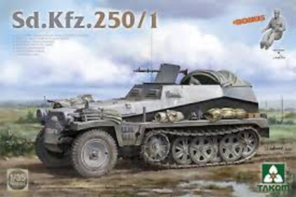 TAKOM 2184 Sd.Kfz. 250/1 échelle 1/35, Neuf, Autres marques, Tank, Enlèvement ou Envoi