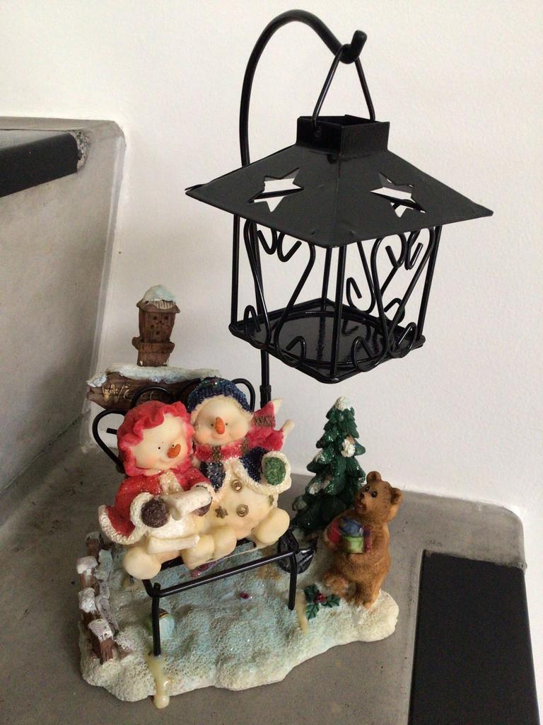 Sneeuwmannetjes met lantaren, Diversen, Ophalen, Zo goed als nieuw