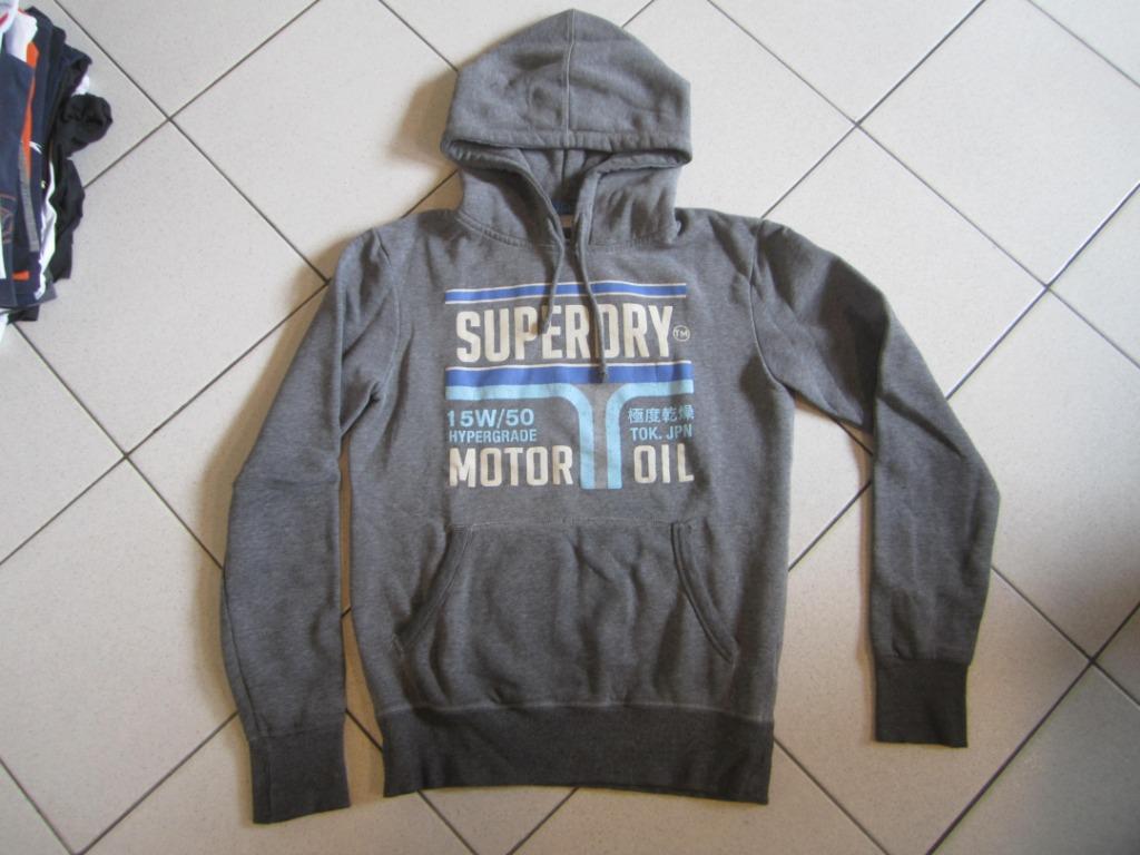Hoodie Superdry maat M, Gris, Enlèvement ou Envoi, Comme neuf, Taille 48/50 (M)