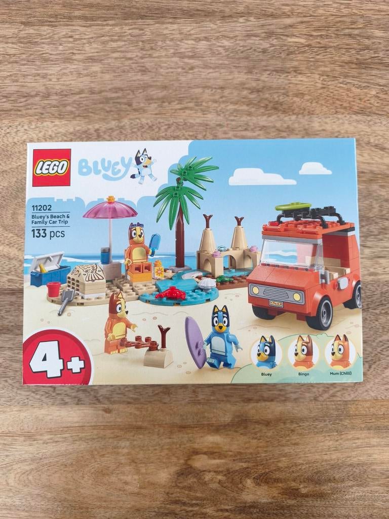 Lego Bluey 11202 : Bluey's Beach & Family Car Trip, Enlèvement ou Envoi, Neuf, Ensemble complet, Lego