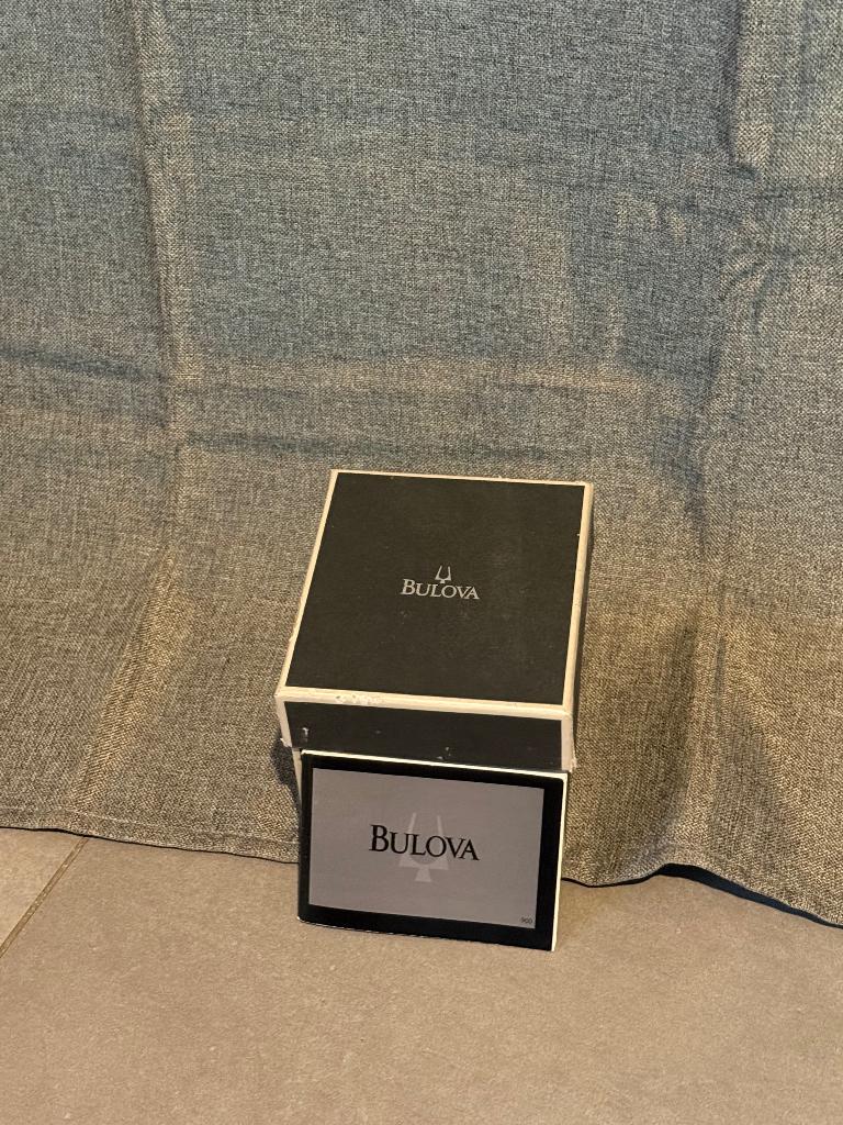 Bulova, Handtassen en Accessoires, Horloges | Heren, Overige merken, Staal, Gebruikt, Polshorloge