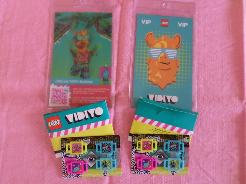 Lego Vidiyo Perles élastiques bracelet Badge club VIP Lama, Enlèvement ou Envoi, Neuf, Ensemble complet, Lego
