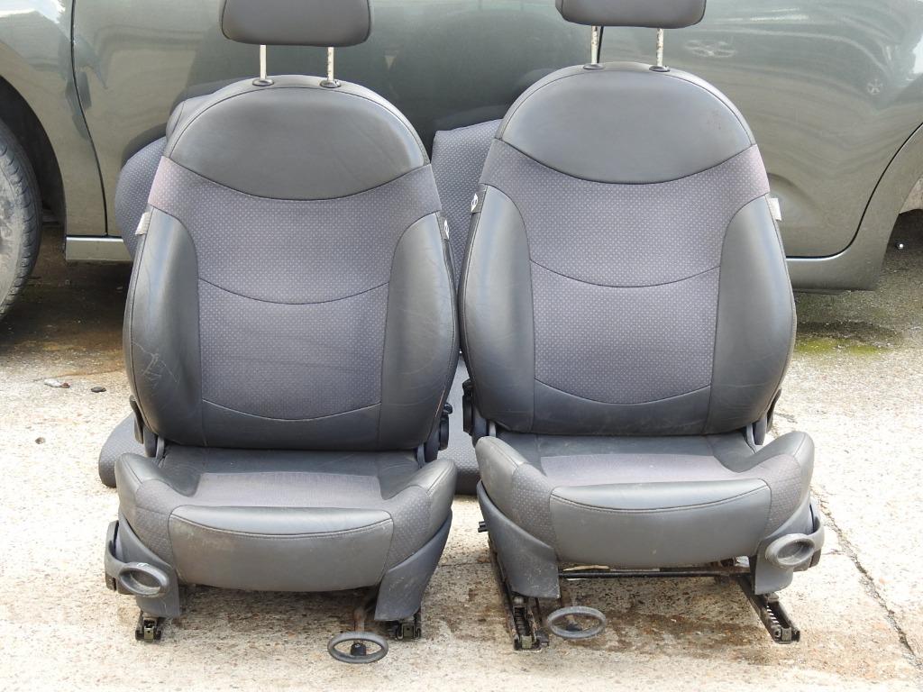 Mini Cooper S  R50 half leder zwarte voorstoelen, Auto-onderdelen, Ophalen of Verzenden, Gebruikt, Mini