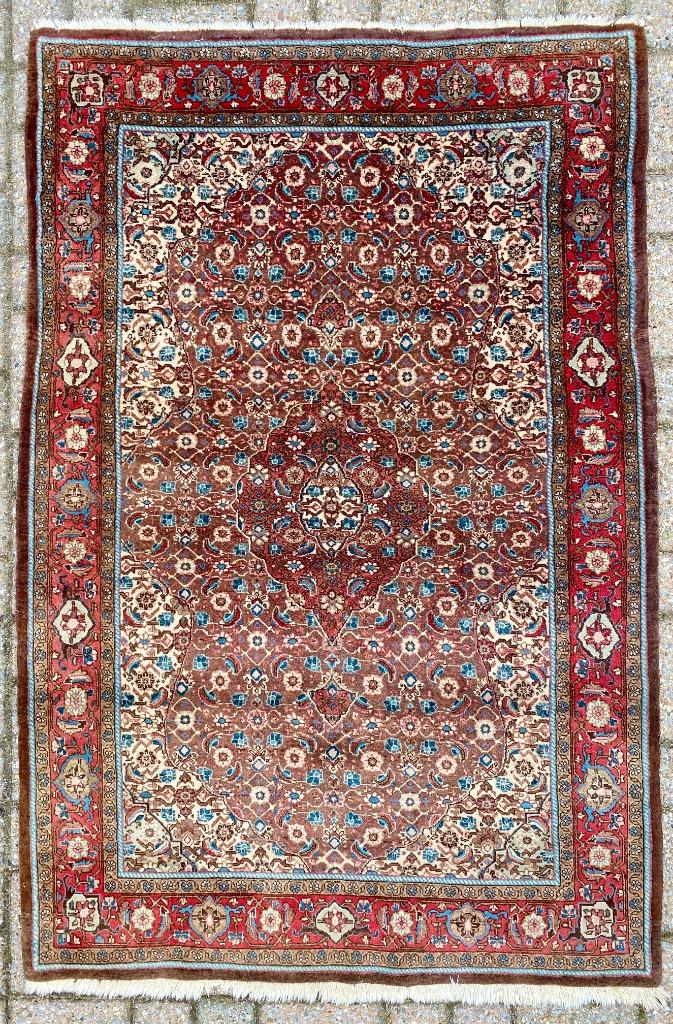 Handgeknoopte Iraanse karpet ca.158 x 106 cm., Antiek en Kunst, Ophalen