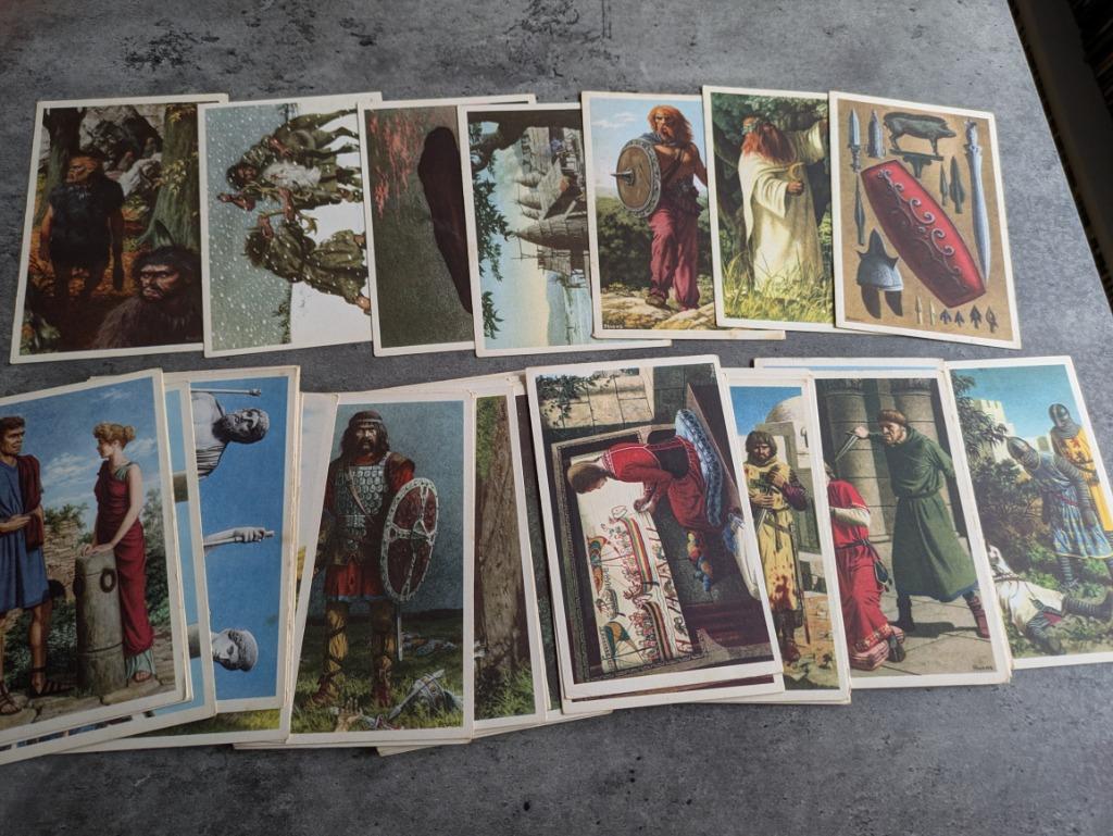 PRENT KAARTEN   HISTORIE  REEKS S LANDS GLORIE JAREN 60, Verzamelen, Verzenden, Prent