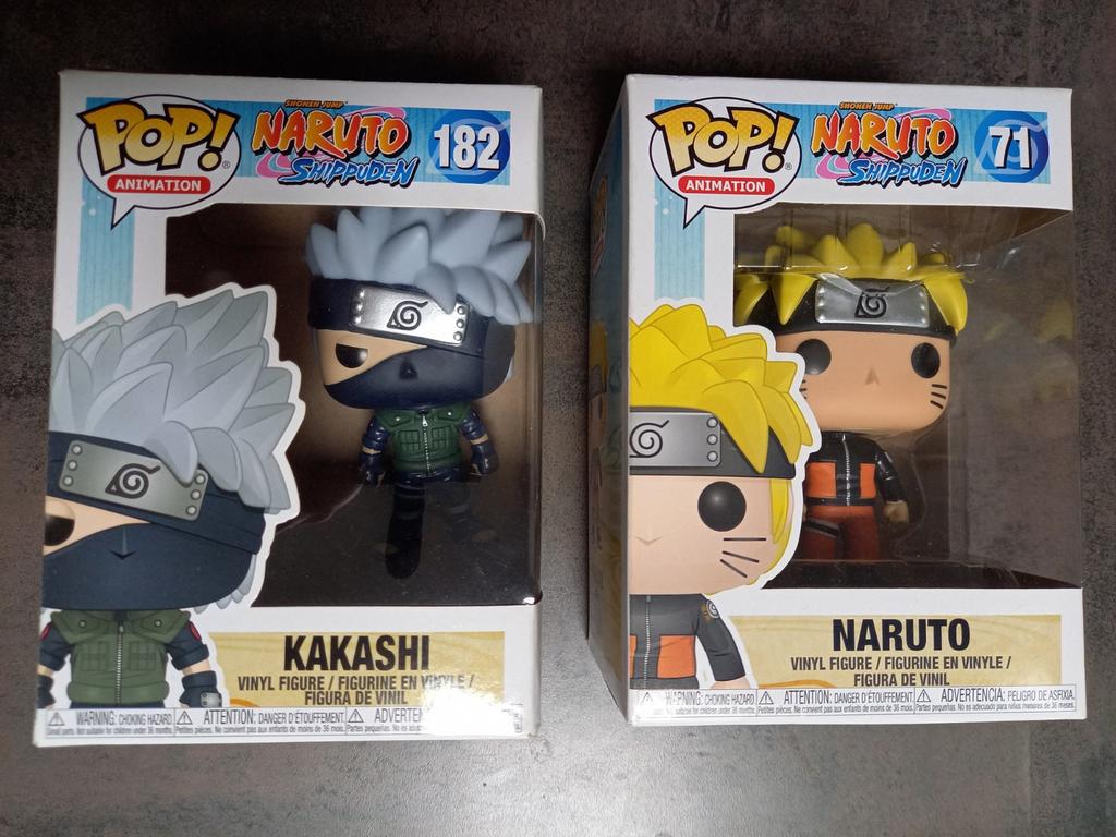 Lot de 2 POP : Naruto + Kakashi, Collections, Enlèvement ou Envoi, Utilisé