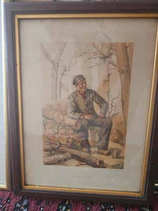 Chromolithografie Franz Meerts "De Houthakker"
1880.
JL Goff, Antiek en Kunst, Ophalen of Verzenden