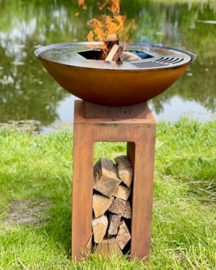 GrillRing,barbecue,plancha,vuurschaal,bakplaat,BBQ, koken, Tuin en Terras, Ophalen of Verzenden, Nieuw, Co-Fire, Met accessoires