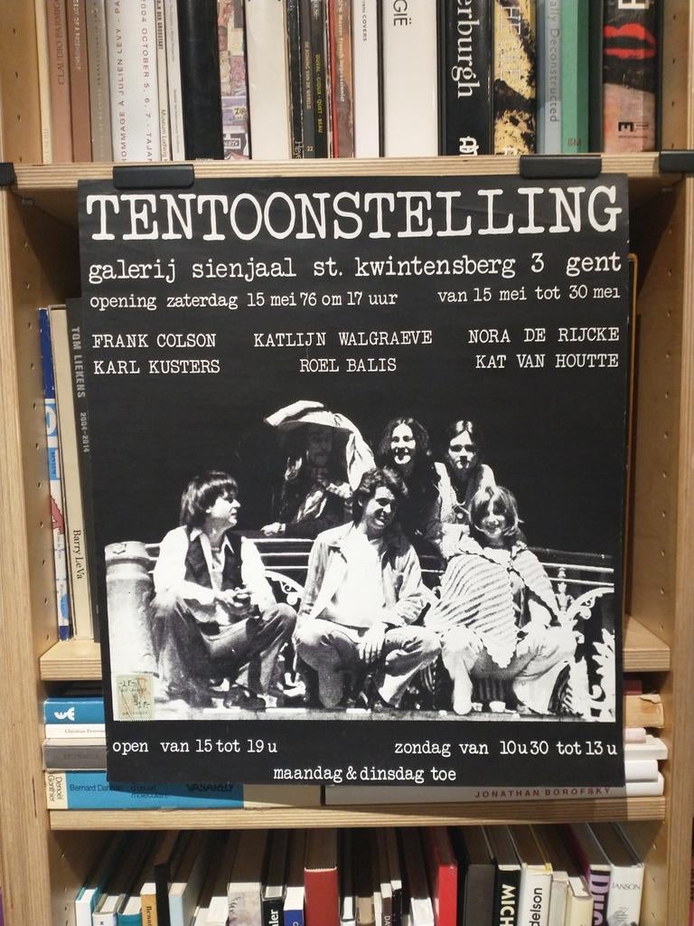 Tentoonstelling Galerie Sienjaal Gent affiche, Ophalen of Verzenden, Gebruikt