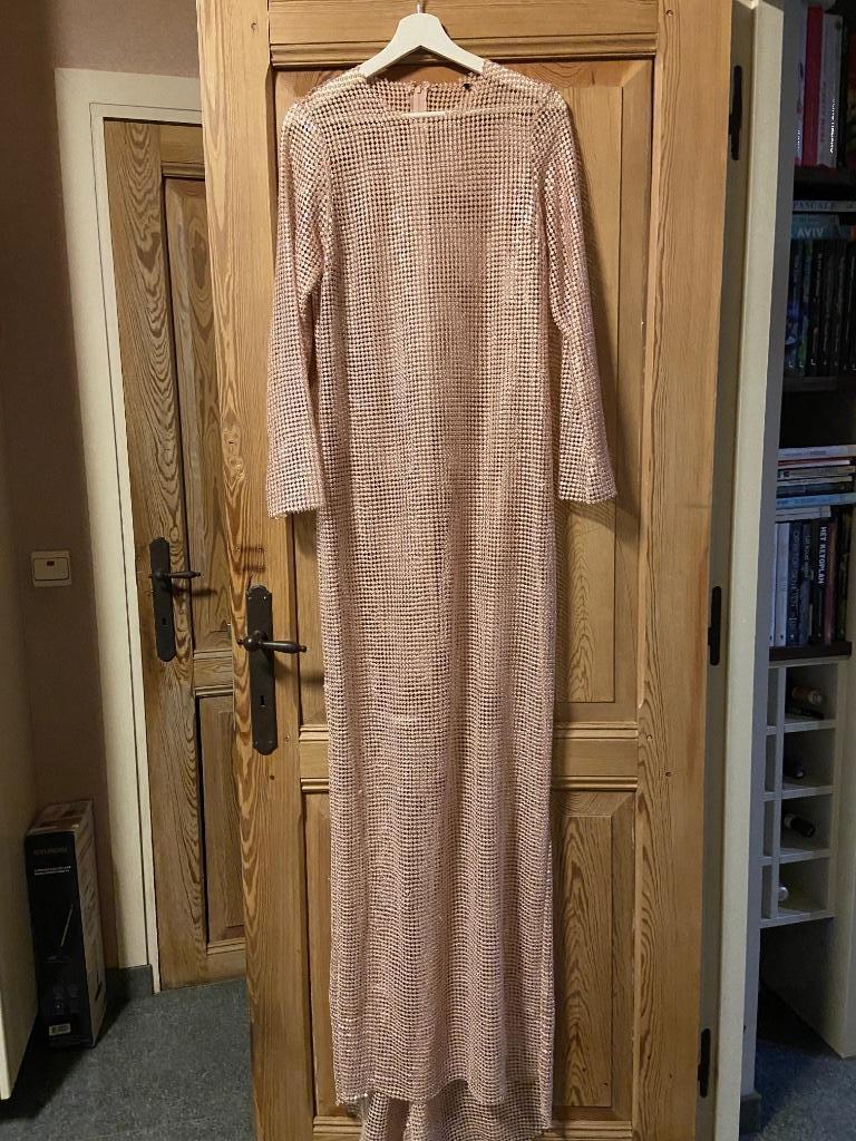 Jurk feest, Kleding | Dames, Ophalen of Verzenden, Zo goed als nieuw, Essentiel Antwerp, Roze