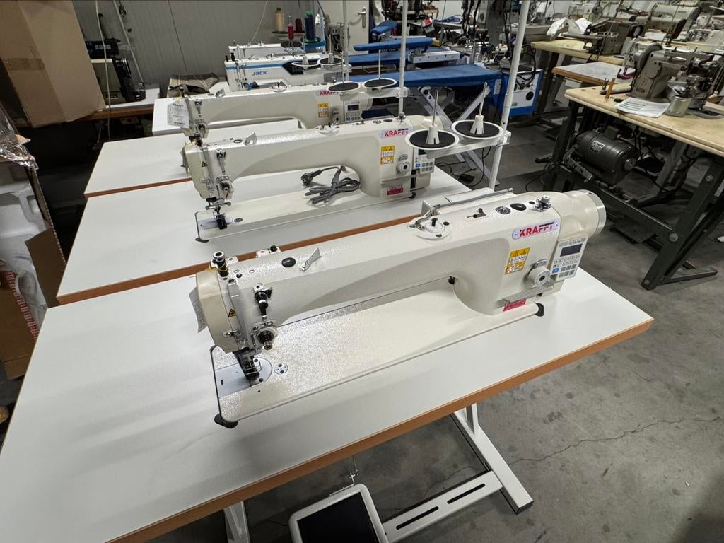 Industriele naaimachne lange arm 45cm 3voudig transport aut, Enlèvement ou Envoi, Machine à coudre, Brother