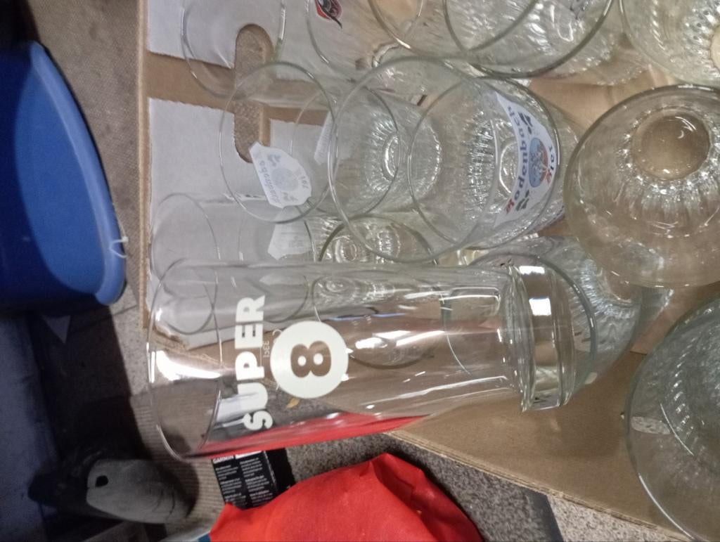 Grote bierglazen 33cl, Verzamelen, Ophalen of Verzenden, Zo goed als nieuw