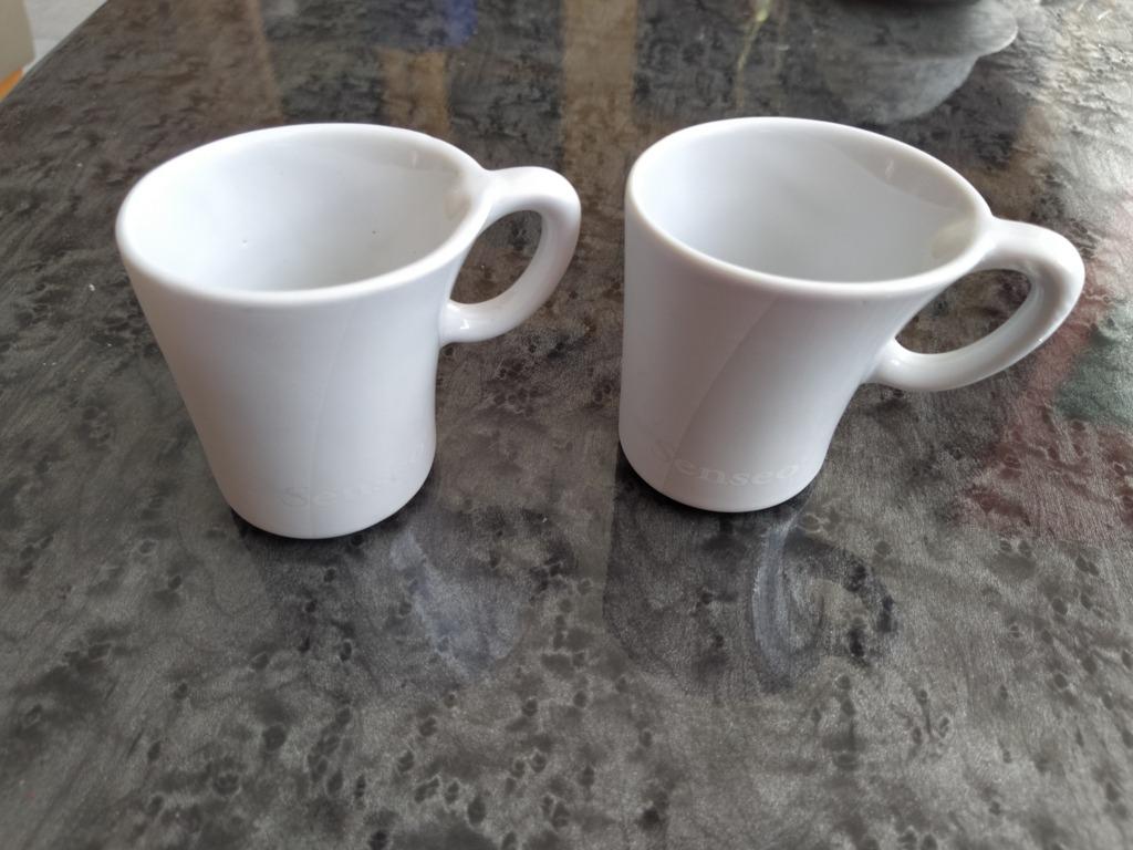 NEUF - Lot de 2 tasses "Senseo" - H 8 cm Jamais utilisées, Enlèvement ou Envoi