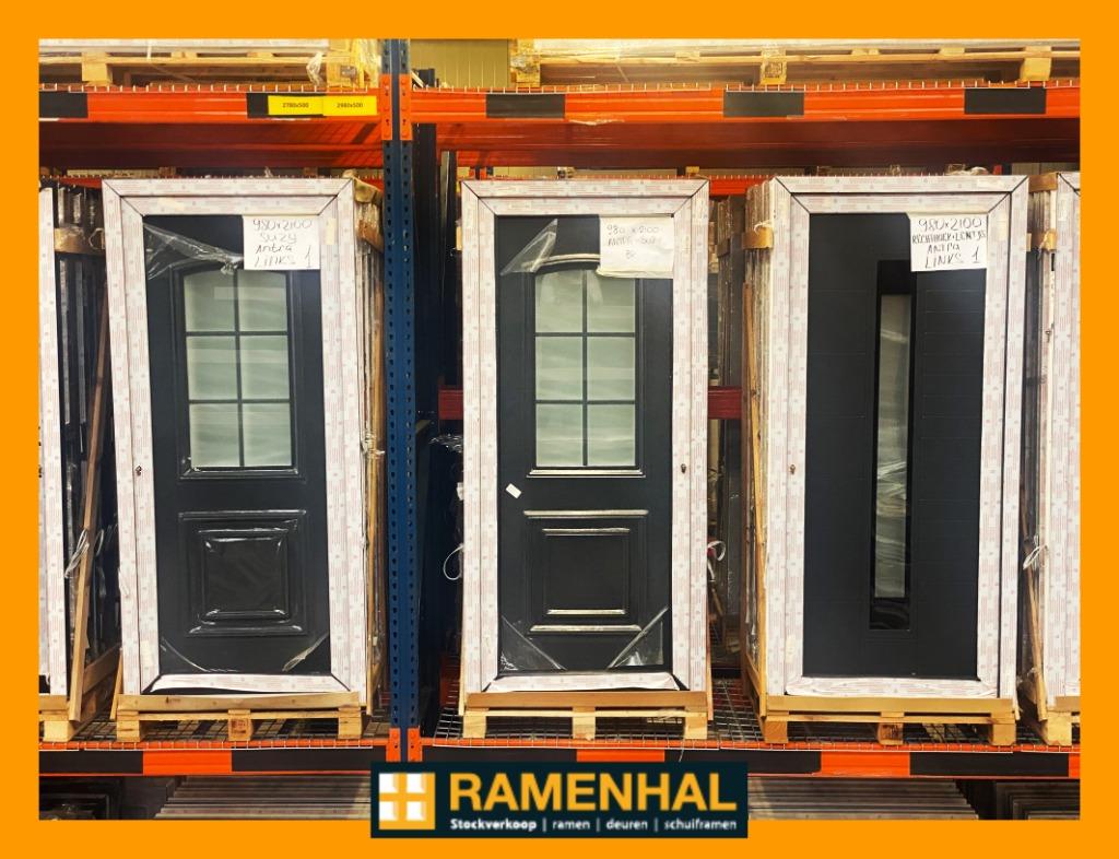 pvc deur, Mega stockverkoop, deuren, ramen, kozijn, pvc raam, Schuifdeur, Minder dan 200 cm, Ophalen of Verzenden, Glas