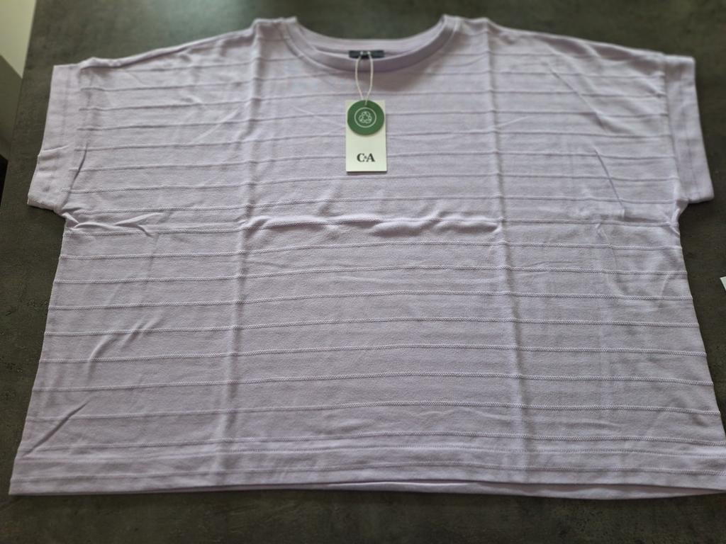 T-shirt c&a XXL, Kleding | Dames, Paars, Maat 46/48 (XL) of groter, Ophalen of Verzenden, Zo goed als nieuw