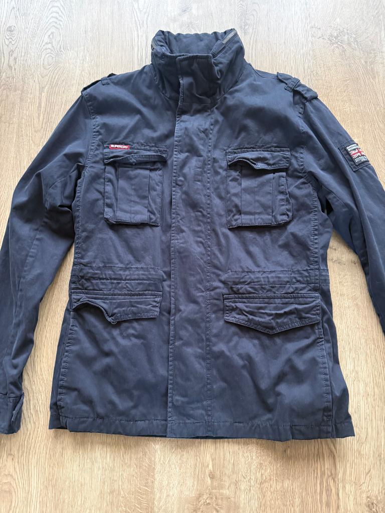 Jas Superdry, Kleding | Heren, Ophalen, Maat 52/54 (L), Blauw, SuperDry