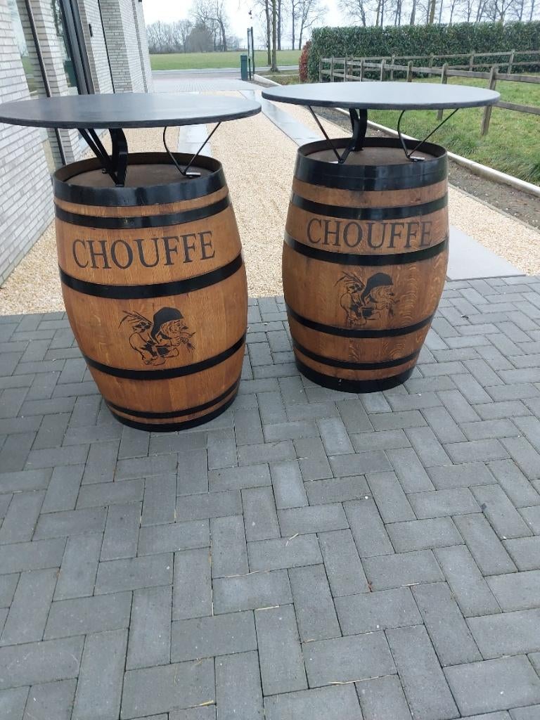 Cafetafel bartafel mancave La Chouffe, Ophalen