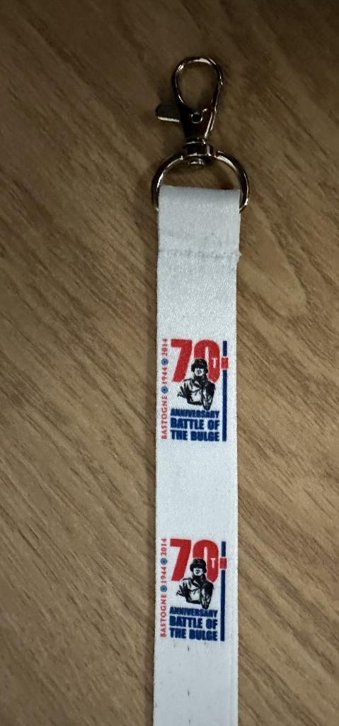 Lanyard Bastogne 70 jaar Battle of the Bulge, Enlèvement ou Envoi, Armée de terre, Ruban, Médaille ou Ailes