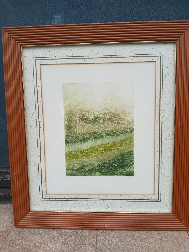 Prachtig schilderij, aquarel, Antiek en Kunst, Ophalen of Verzenden