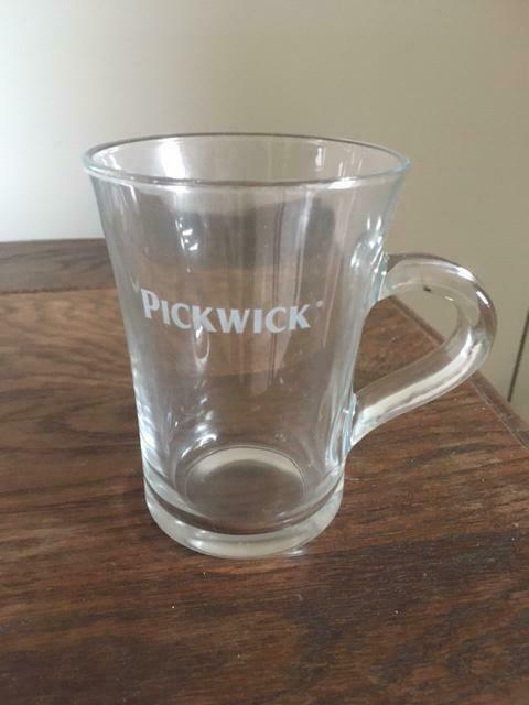 Pickwick glazen beker, Ophalen of Verzenden, Zo goed als nieuw