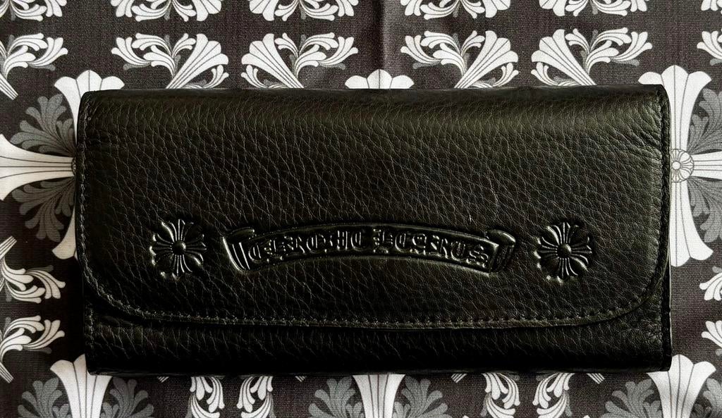 Étui souple en cuir noir pour lunettes Chrome Hearts, Enlèvement ou Envoi, Comme neuf, Noir, Lunettes de soleil