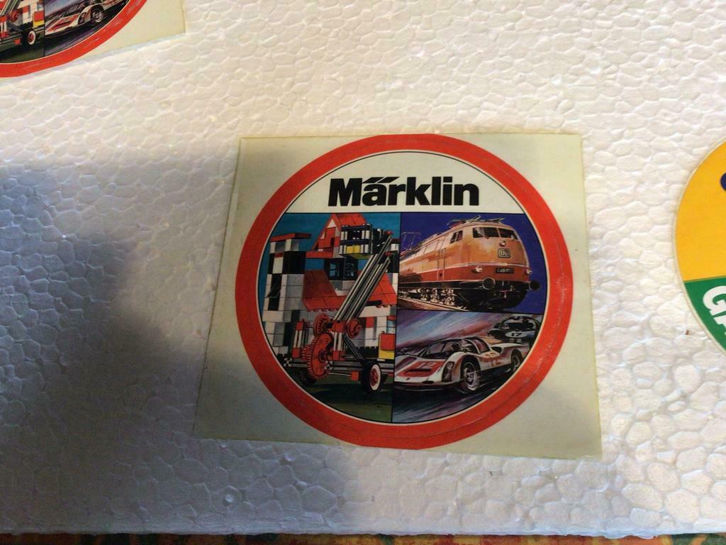 Vintage sticker marklin (w6.2), Ophalen of Verzenden, Zo goed als nieuw, Merk