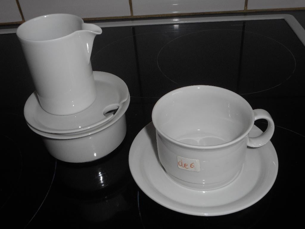 ontbijt/dessertset Piet Stockmans 14 stuks (halve prijs!), Ophalen of Verzenden