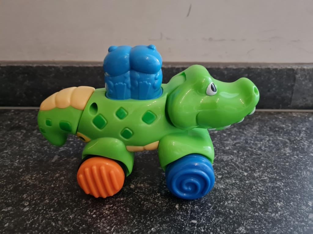 Fisher Price Press & Go Crocodile, Kinderen en Baby's, Speelgoed | Fisher-Price, Ophalen of Verzenden, Zo goed als nieuw