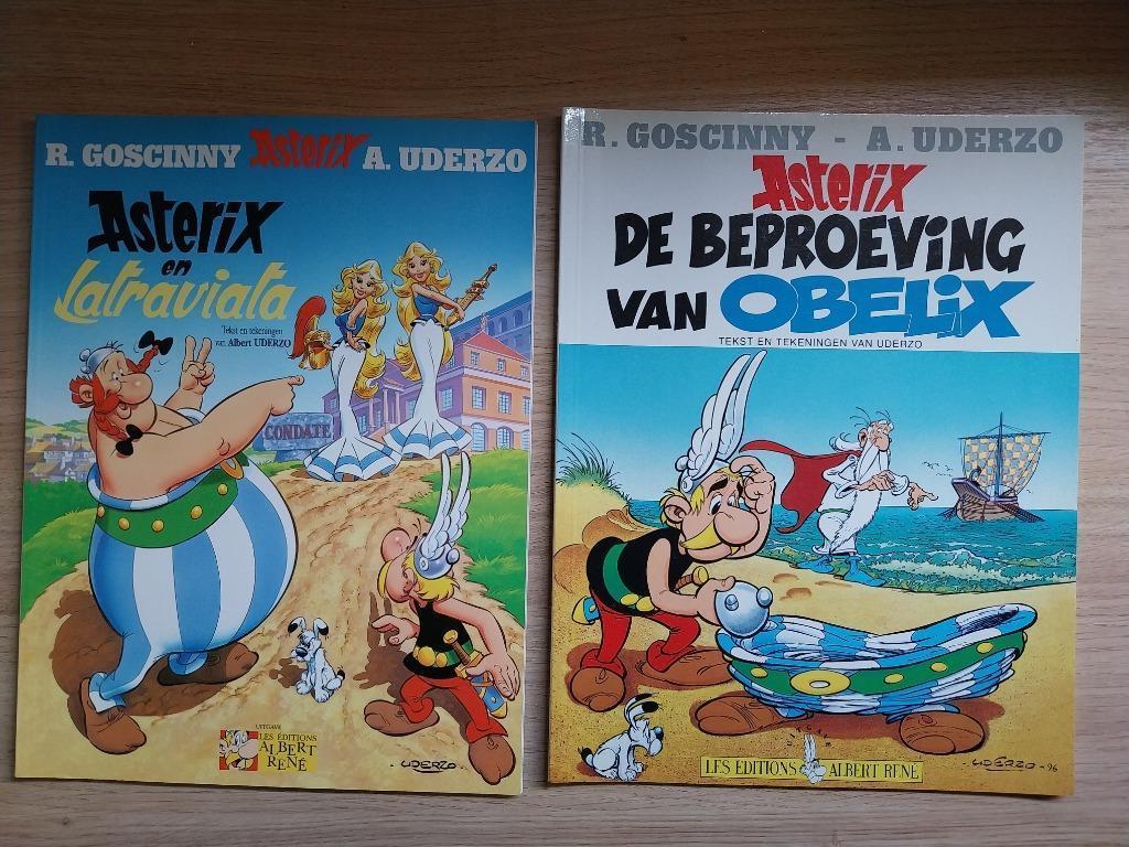 14 strips Asterix (met eerste druk), Boeken, Stripverhalen, Gelezen, Meerdere stripboeken, Ophalen of Verzenden