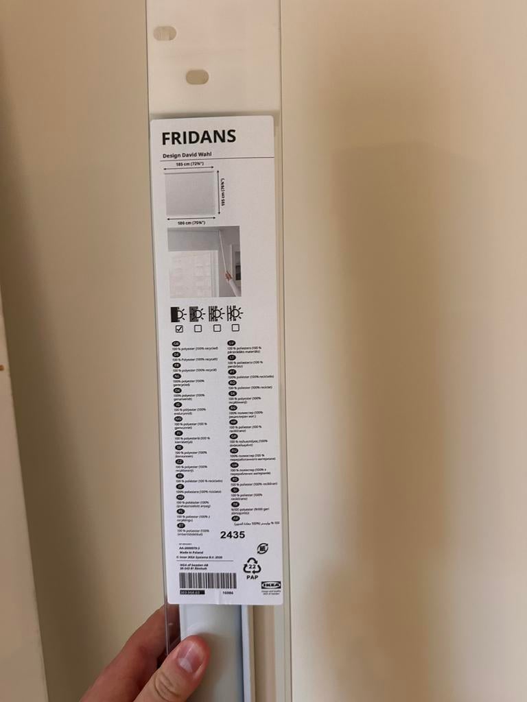 Strore occultant Fridans 180x 195, Maison & Meubles, Ameublement | Rideaux & Stores à lamelles, Ikea, Ikea, Ikea, Comme neuf