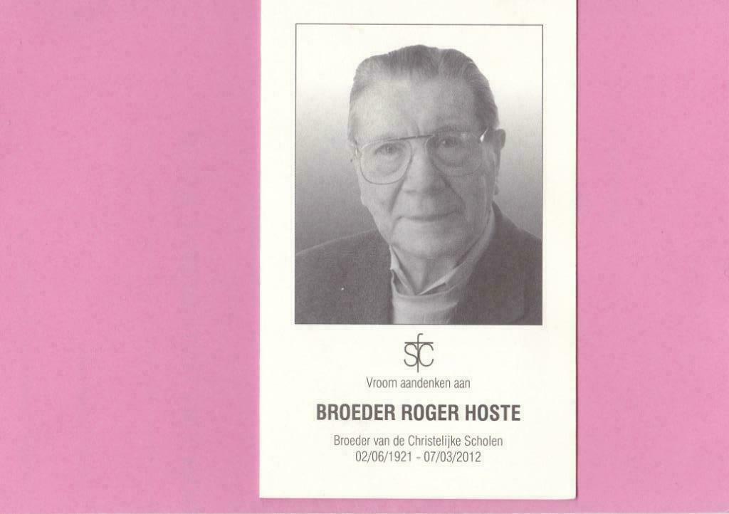 DP Broeder van de Christelijke Scholen, Envoi, Image pieuse