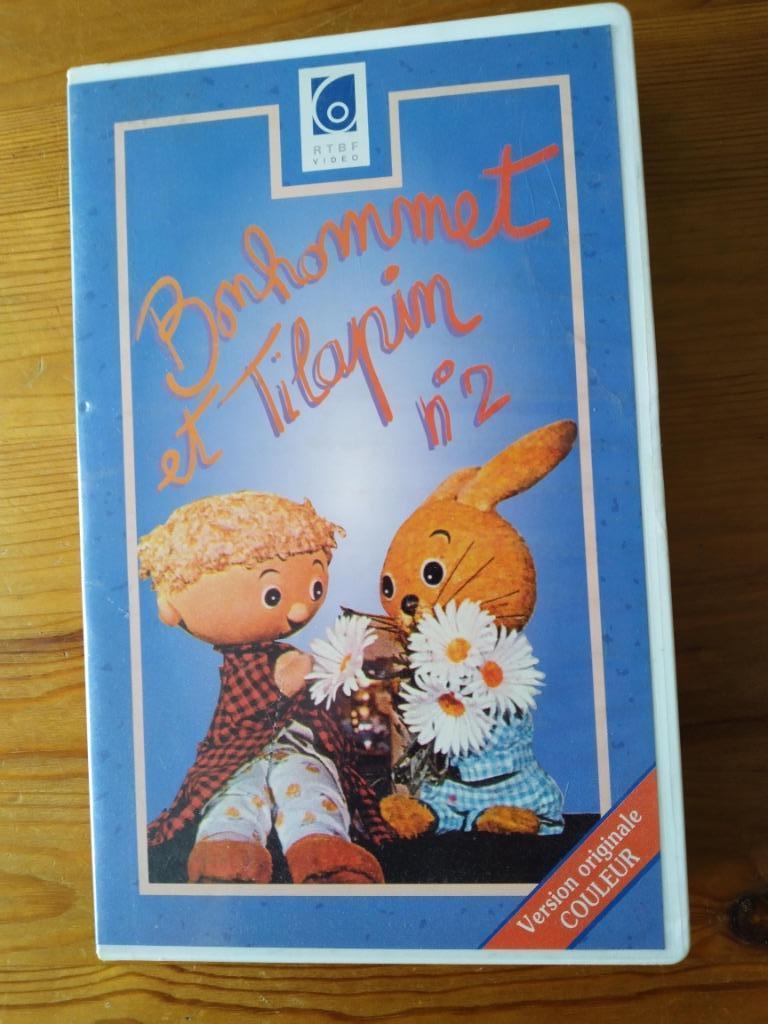 Cassette vidéo Bonhommet et Tilapin - RTBF, Tous les âges, Enlèvement ou Envoi, Comme neuf, Série télévisée ou Programme TV