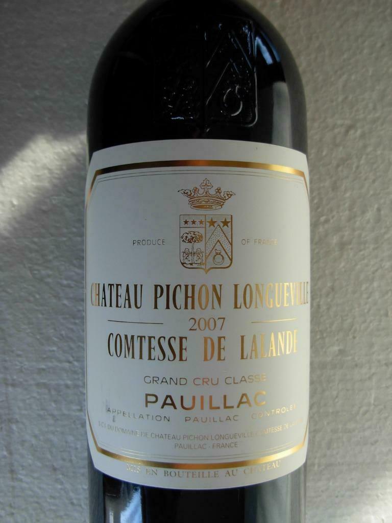 CH. PICHON LONGUEVILLE COMTESSE DE LALANDE 2007 - PAUILLAC -, Frankrijk, Nieuw, Ophalen of Verzenden, Rode wijn