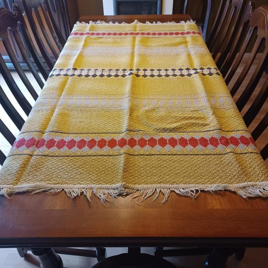 Vintage Tafelkleed/laken, Huis en Inrichting, Ophalen, Gebruikt