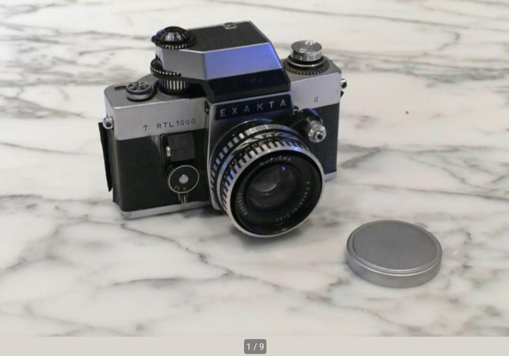 Exakta RTL1000 et Pancolor 50 mm/2, Enlèvement ou Envoi, 1960 à 1980, Appareils photo