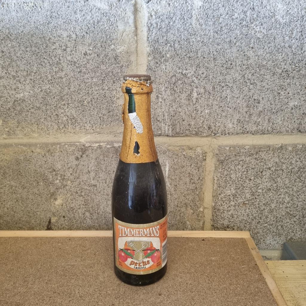 Bouteille de bière Timmermans Peche Lambic, Enlèvement ou Envoi, Utilisé, Bouteille(s), Autres marques