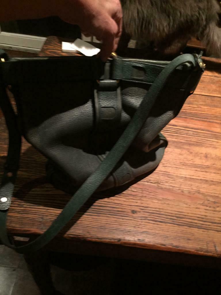 Sac Delvaux, Utilisé, Vert, Sac à bandoulière