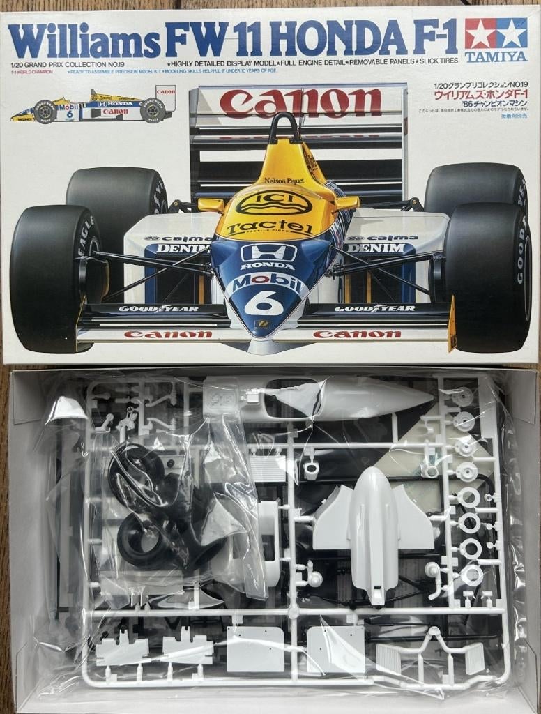 Williams FW-11 Honda F1 échelle 1:20 Tamiya, Hobby & Loisirs créatifs, Modélisme | Voitures & Véhicules, Neuf, Voiture, Plus grand que 1:32