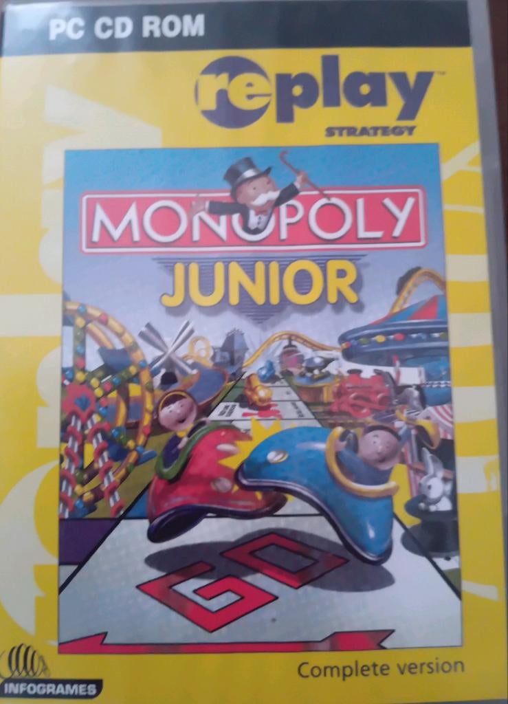 PC CD-Rom Monopoly Junior, Ophalen of Verzenden, Gebruikt