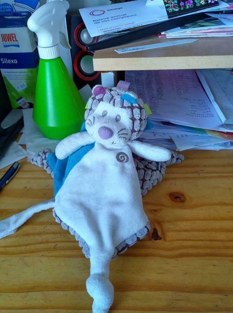 Doudou hérisson avec système attache, Enlèvement, Comme neuf, Autres types