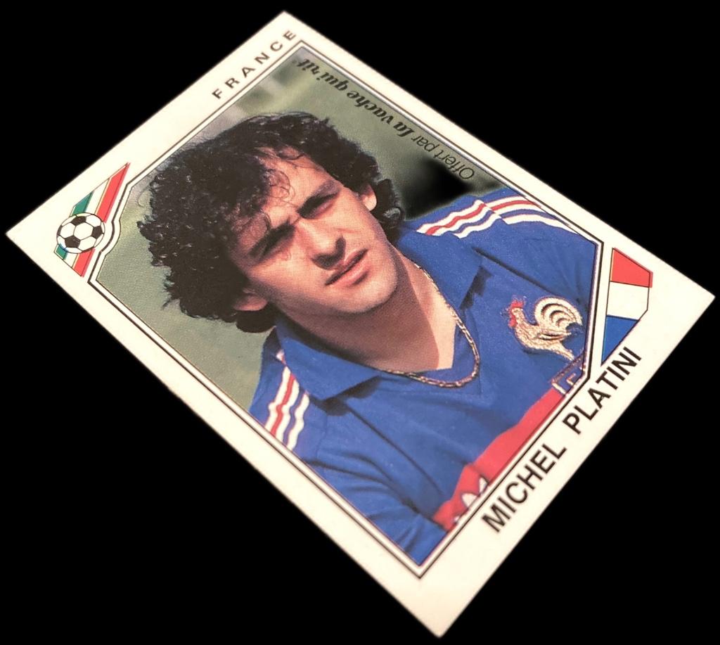 Panini WK Mexico 86 Michel Platini 1986 LA VACHE QUI RIT', Verzenden, Nieuw