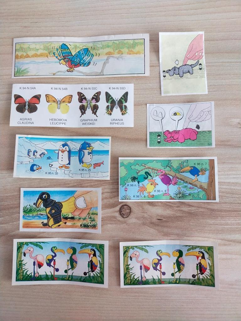 9 BPZ "Animaux et créatures" – KINDER/FERRERO (vintage), Ophalen of Verzenden, Gebruikt, Overige typen