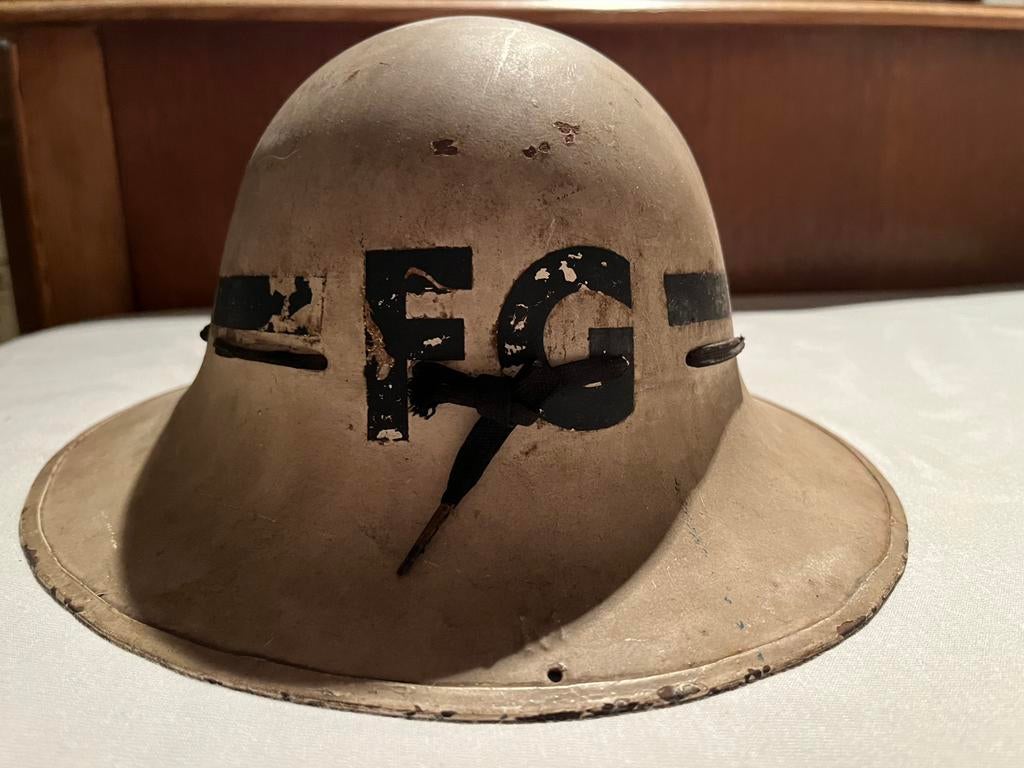 Zuckerman Fire Guard helm 1941, Verzenden, Overige soorten, Helm of Baret