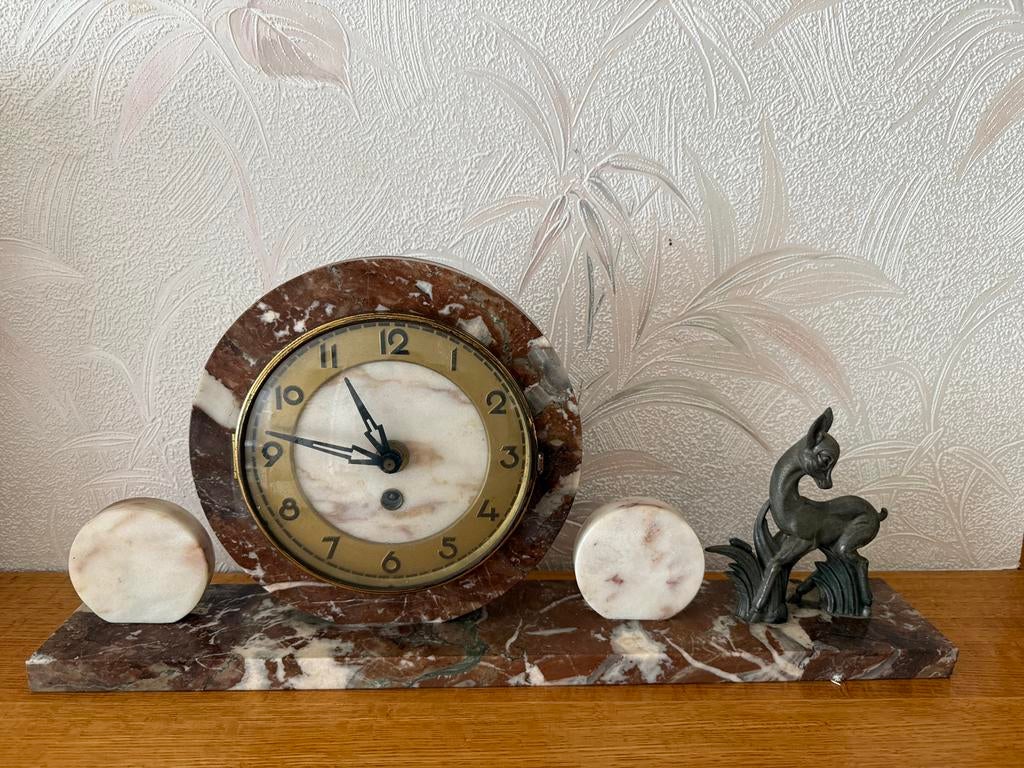Vintage - art deco klok uit de jaren 60, Ophalen