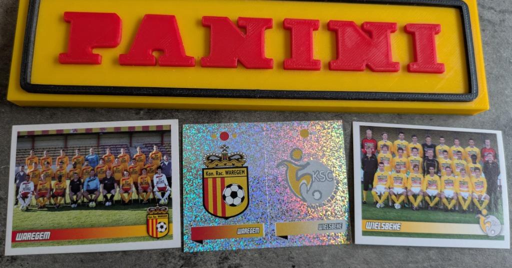 PANINI FOOTBALL 2011 3X  517/8/9/520 WAREGEM/WIELSBEKE, Verzenden, Nieuw