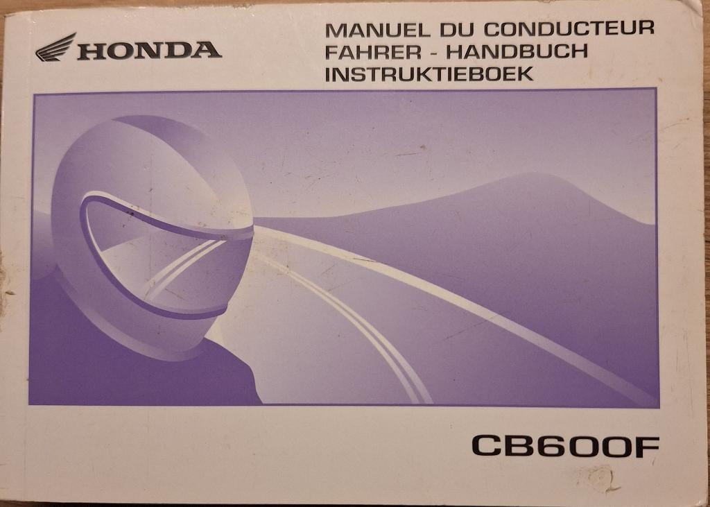 Origineel Honda CB600F Instructieboekje - Goede staat, Motoren, Handleidingen en Instructieboekjes, Verzenden, Honda